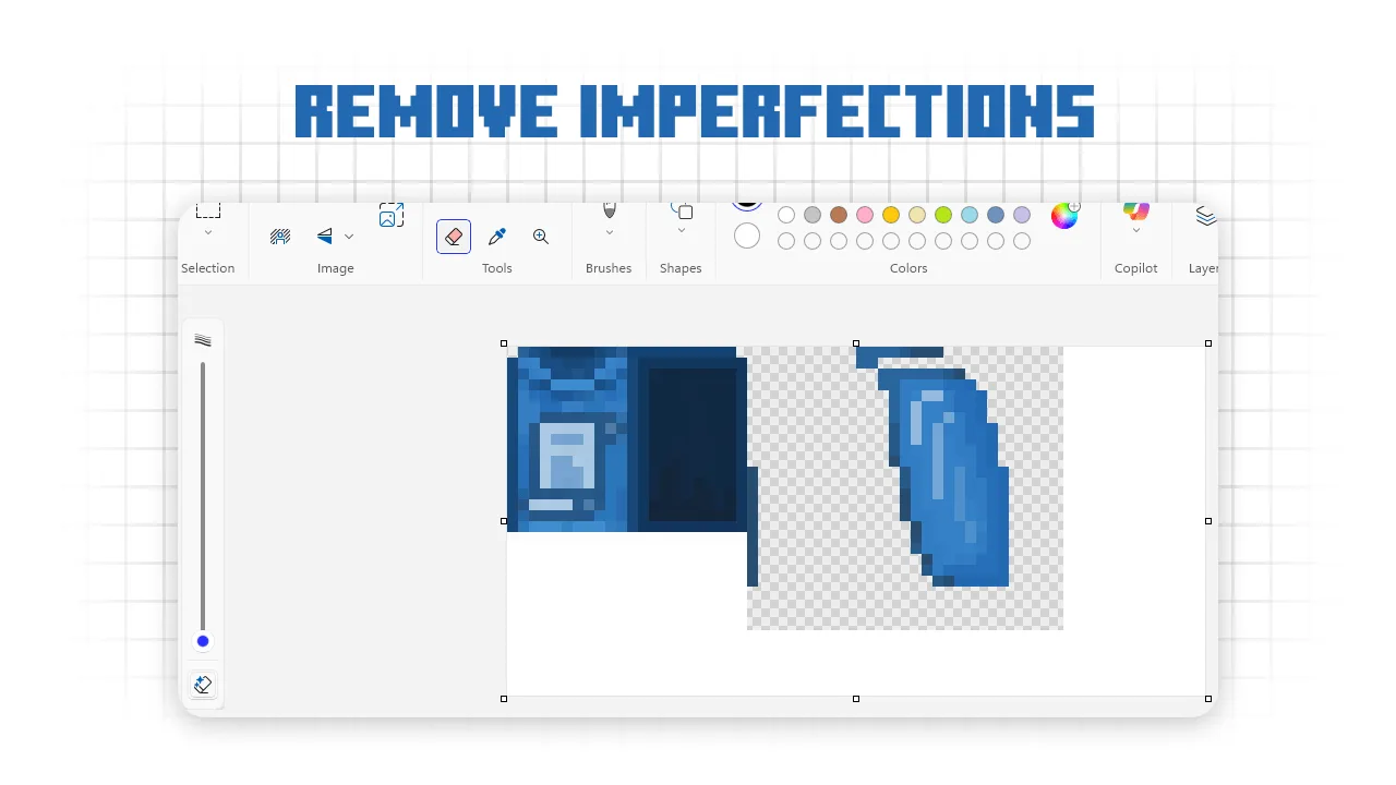 remove imperfections